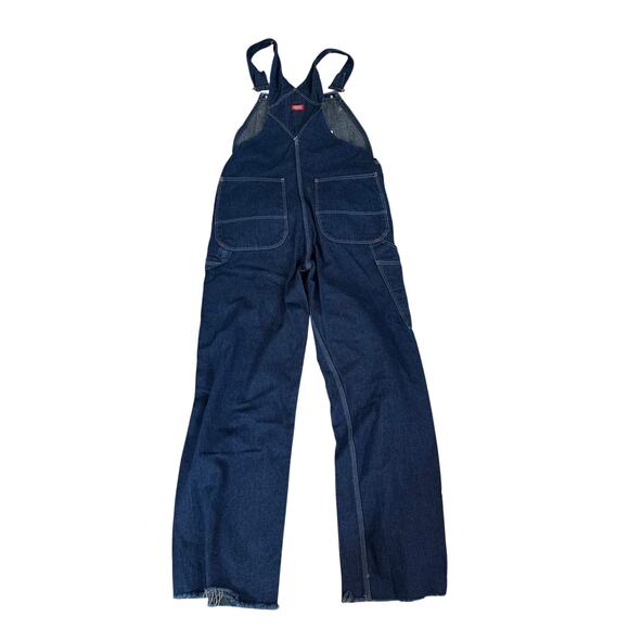 Vintage Dickies Overalls Adult Men's 34 Made in USA Raw Hem 32" Inseam - Picture 2 of 5